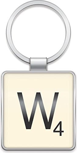 Wild and Wolf Ltd Scrabble - Keyring Letter W