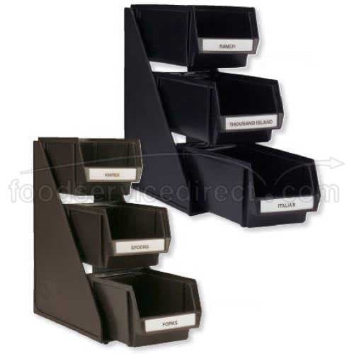 Blk Stand Tier W/3 Bin, 350 Ct -- 1 Count