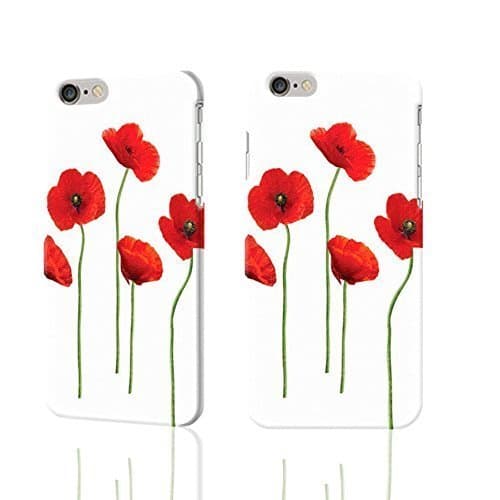Attractive Red Poppy 3D Rough iphone Plus 6 -5.5 inches Case Skin, fashion design image custom iPhone 6 Plus - 5.5 inches , durable iphone 6 hard 3D case cover for iphone 6 (5.5"), Case New Design By Codystore