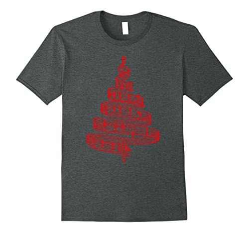 Christmas Music Tree T-Sirt