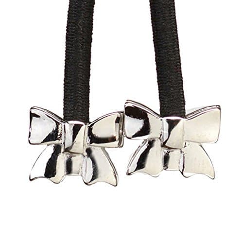 Pulleez Sliding Ponytail Holder Featuring Bow Charm