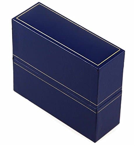 Royal Blue Blue Leatherette Bangle Box