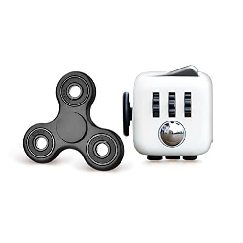 Fidget Spinner & Fidget Cube | Ultimate Fidget Bundle | Improves Attention and Focus | Reduces Anxiety, Stress, or ADHD | For Children and Adults | by Innovative Toys