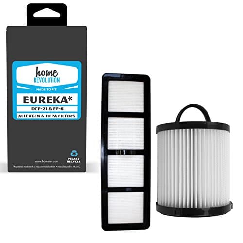 Home Revolution Filter Combo, Fits Eureka DCF21 &amp; EF6 and Airspeed AS1000 Bagless Upright Vacuum Models