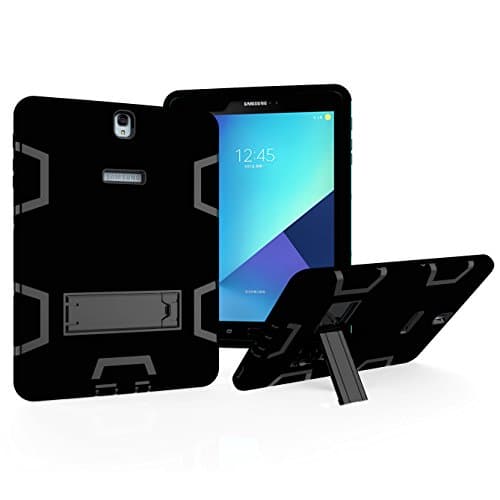 Galaxy Tab S3 9.7 Case, Fisel Three Layer PC &amp; Silicon High Impact Hybrid Drop Proof Armour Defensive Full Body Protective Case With Kickstand for Samsung Galaxy Tab S3 9.7" Tablet (SM-T820/T825/T827)
