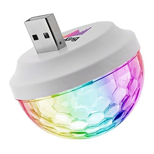 Mini Disco Ball Light |USB Operated |Long Lasting Light Bulb |Ideal for Karaoke Microphone E106