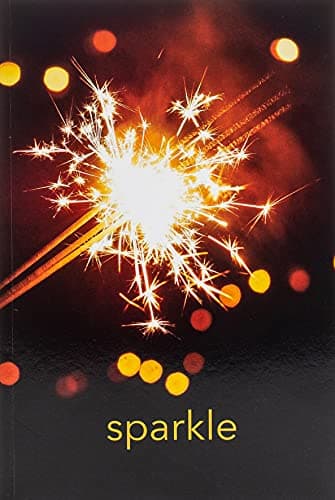 Sparkle: 150 page lined 6 x 9 notebook/diary/journal with sparkler fireworks