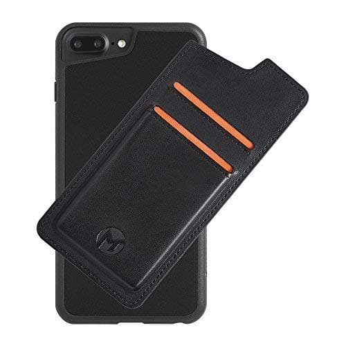 Anti Gravity Phone Case by Mega Tiny Corp for iPhone 8 Plus / 7 Plus / 6s Plus / 6 Plus - 5.5 inches | Hands Free Selfie | Nano Suction Technology | Stick to Wall | Includes Wallet Back Cover