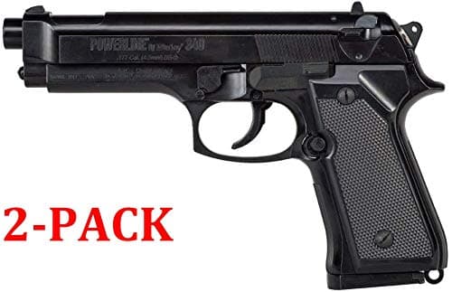 Daisy Powerline 340 BB Repeater Pistol (Black, 2-Pack)