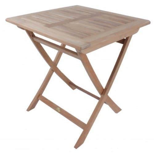 Untreated Teak Wood Table from High Quality Foldable Sidetable