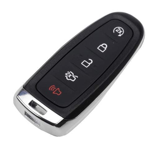 MOLMY key for Replacement for 2011-2015 Ford Edge Escape Flex Explorer 5 Button Remote Key Shell Fob Case Housing Uncut Blade