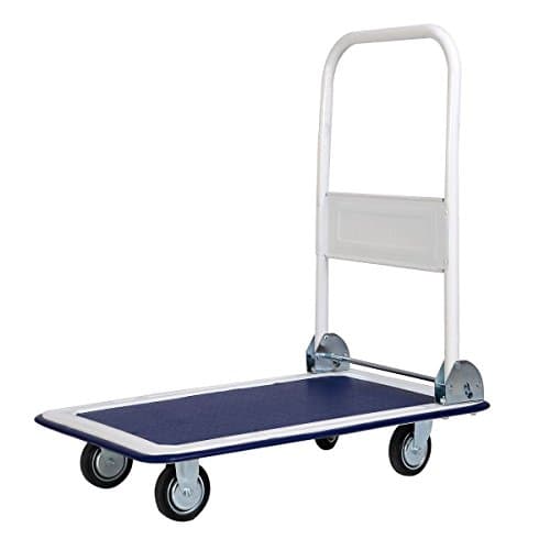 330lbs Platform Cart Dolly Folding Foldable Moving Warehouse Push Hand Truck
