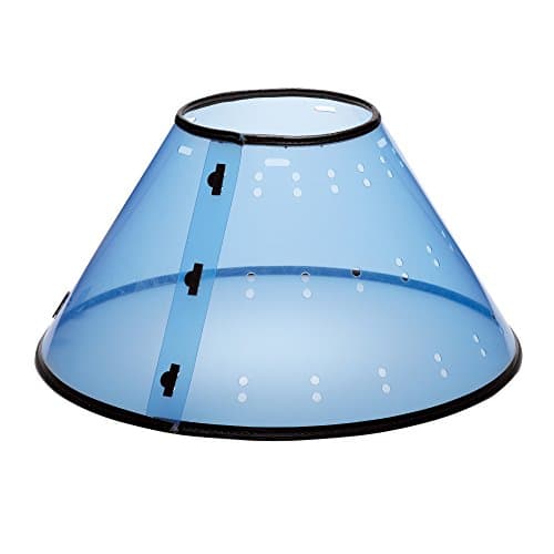 Elizabethan Collars — Durable Plastic Collars that Keep Pets from Licking Wounded Areas - X-Small, Blue