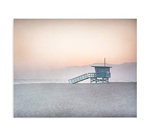 Lifeguard Tower Print (Canvas Wrap, 24x30)