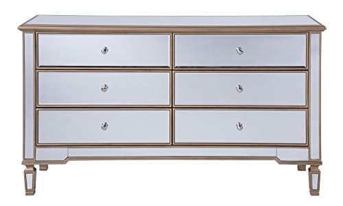 6-Drawer Cabinet in Gold