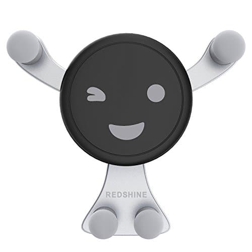 REDSHINE Car Mount Phone Holder Automatic Locking Universal Air Vent GPS Cell Phone Holder for Car for iPhone X/8/7/7P/6s/6P/5S, Galaxy S5/S6/S7/S8/S9,Note8 Google, LG, Huawei and More(Sliver1)