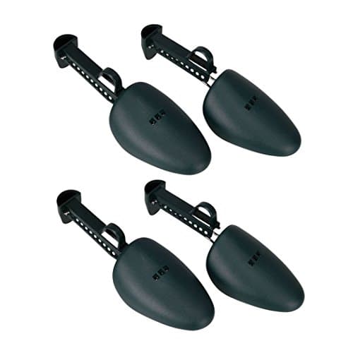 Xubox Shoe Tree Stretcher, 2 Pairs Practical Plastic Adjustable Length Men Shoe Tree Stretcher Boot Holder Organizers to Keep Shape for Boots &amp; Tennis Shoes, Moccasins, Sneakers and More, Dark Green