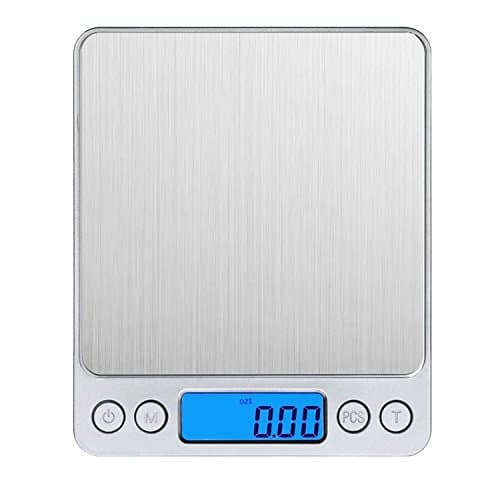 OHYIKA 2000g/(0.1g/0.01oz) Mini Digital Multifunction Stainless Steel Jewelry &amp; Kitchen Food Scale