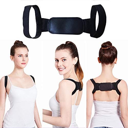 Adminitto88 Back Support Vest Posture Corrector Adjustable Shoulder Spinal Support Back Support Physical Therapy Posture Brace Men Women-Back, Shoulder, And Neck Pain Relief Humpback Correction Belt