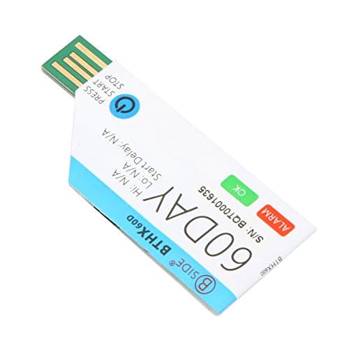 eKugo(TM)BSIDE Waterproof Single Use USB Temperature Data Logger Data Recorder w/Alarm BTHX60D Temperature Analysis Instruments