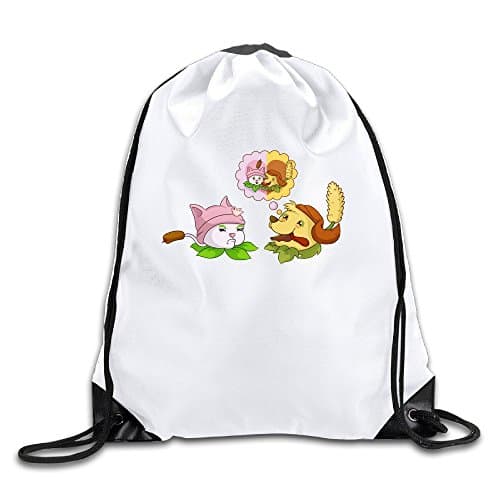 What Love Lightweight Drawstring Gift Bags Backpack White Size One Size