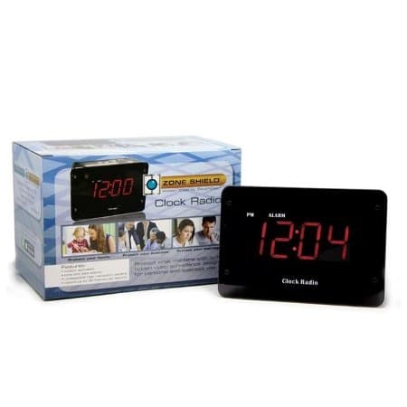 Zone Shield Night Vision Clock Radio DVR - SC8000