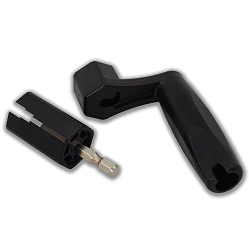 Duramake Heavy Duty Universal Instrument String Winder with Removable Bit for Drill