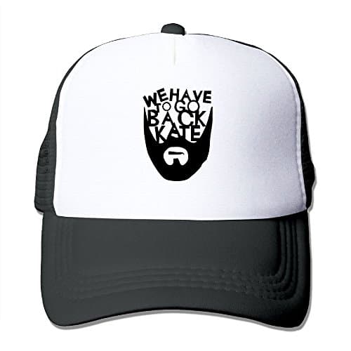 WUTAOO Lost Jack's Beard Big Foam Mesh Hat Mesh Back Adjustable Cap