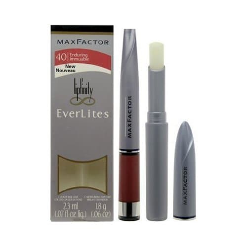 [2 PACK] Max Factor Lipfinity Everlites, ENDURING, [Color Base & Moisturizing Top Coat] #40 Immuable