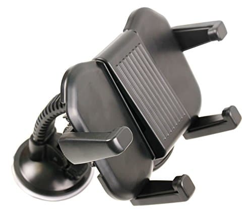 DURAGADGET Expandable DVD Cradle And Mount For Nextbase Click 7, Click 9, Click 10, Click 7 Lite, Click 9 Lite, NEXT9LiteDel Dual Screen, Base 9 Lite Duo Deluxe, NEXT9LITEDUO, NB49AM / SDV49AM Twin & NB49 / SDV49-A 9-inch Portable DVD Player, With Adjustable Arms