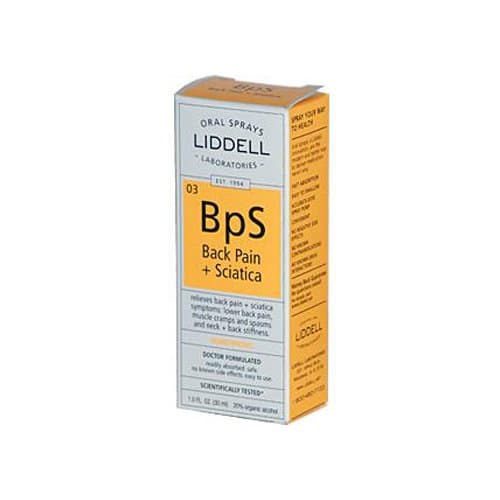 New - Liddell Homeopathic Back Pain Sciatica - 1 fl oz