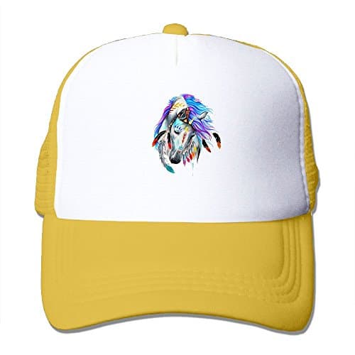 Two Tone Trucker Hat Summer Mesh Cap With Adjustable Snapback Strap