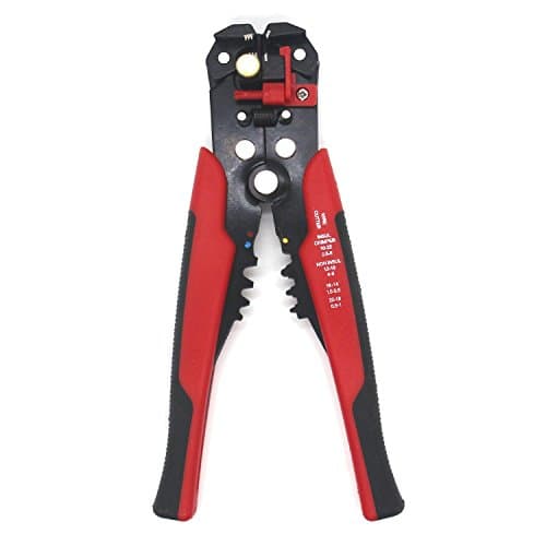 LEKATYS™ Wire Stripper, 8-Inch Self-Adjusting Wire Stripping Tool Automatic Electric Cable Stripper Cutter Crimper