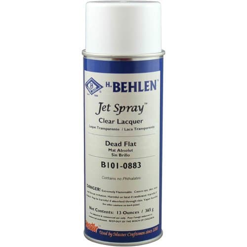 Behlen H3900 Jet Spray Clear Lacquer - Dead Flat by Behlen