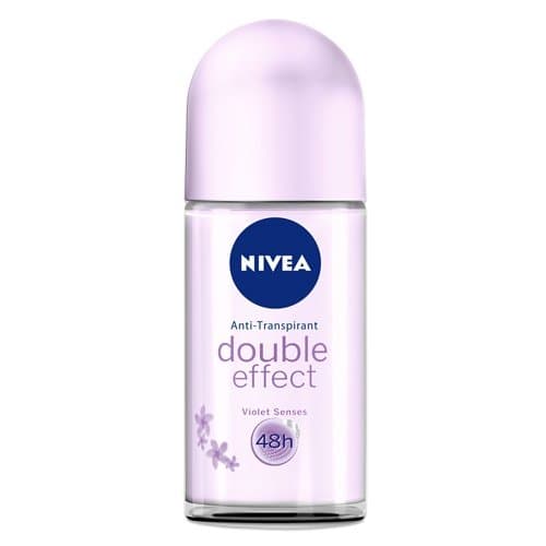 Nivea Double Effect Violet Senses with Avocado Extract Deodorant Roll on 50 Ml, 1.69fl.oz - 2 Per Pack