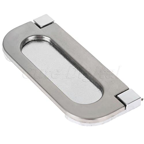 Zinc Alloy Modern Hidden Drawer Wardrobe Cupboard Door Handle Knobs Minimalist 2