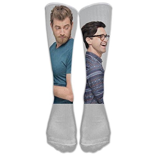 Over-the-Calf Compression Socks Rhett And Link Training Socks Crew Athletic Socks Long Sport Soccer Socks Breathable Casual Socks