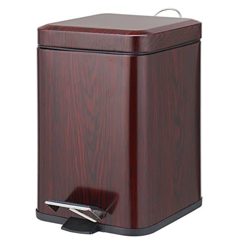 Step trash can,Waste bins with lids trash can in home & Kitchen bathrooms office-A
