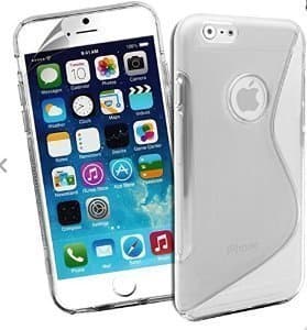 SS Tech S-line case for iPhone 6/6S Premium quality TPU Hydro Grip (wave pattern) Anti-Scratch Silicone Gel Case Cover [Clear]
