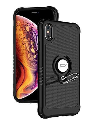 for iphone XS Max 6.5"case(Black）