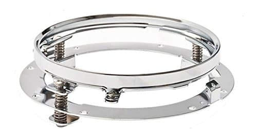 iPerfect 7 inch Round Mounting Bracket Ring for 7" LED Projector Head Light for Harley Davidson