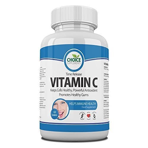 Choice Supplements Vitamin C 1000mg Time Release Tablets (60 Tablets Bottled)