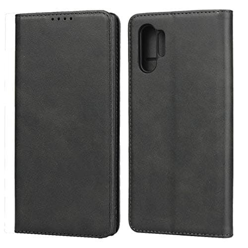 Samsung Note 10 Pro Leather Case, SailorTech Wallet Case for Note 10 Pro Strong Bulit-in Flip Magnetic Cover with Kickstand and Card Slots for Note 10 Pro Business Leather case (6.75") -Black
