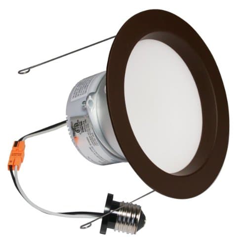American Lighting EP6-E26-27-DB E-Pro 6-Inch Downlight, 2700K Color Temp, E26 Base, 10W, 700 Lm, Dark Bronze Trim