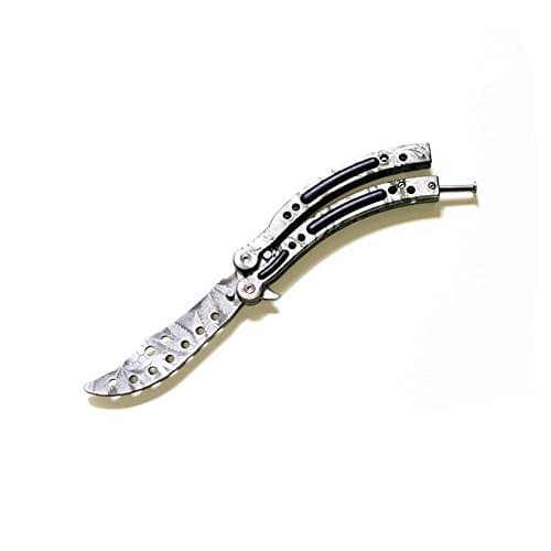 Era Demon New Style Cross Fire Cs Go Handle Folding Tactical Knife - Gray Maple Leaf