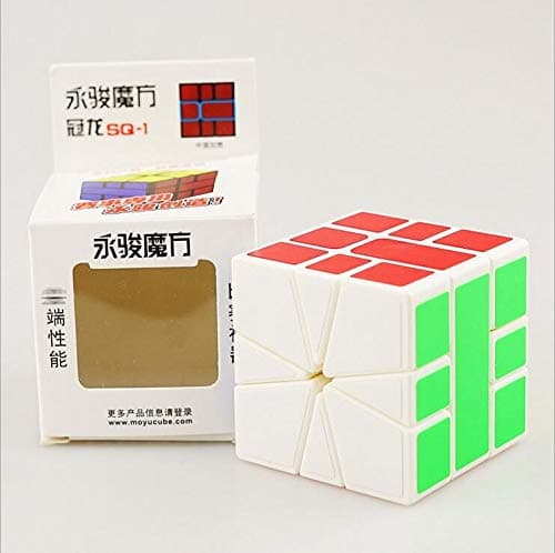 YongJun Guanlong SQ1 Square One Magic Cube Puzzle Cube Educational Toy Color White