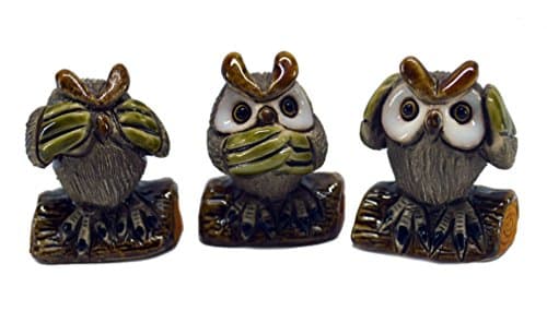 Rinconada 2017 Collection, Climate Change 3 mini OWLS, 1.5¨H, #AR821