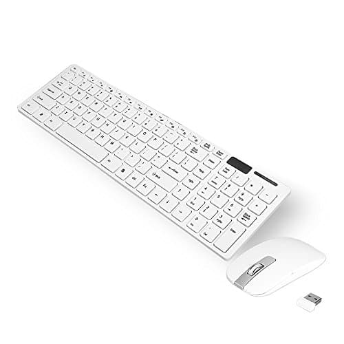 Wireless Mouse Keyboard Combo For PC,Ergonomic Cordless Computer Mouse With 104 Keys Wireless Keyboard With USB Receiver