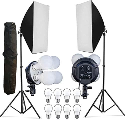 HIFFINÂ® Softbox Led HIFFIN E2000 Mark II Softbox Light Kit Double, HIFFIN E2000 Mark II Softbox Light Kit Double
