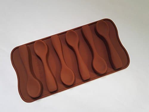 Spoon Shaped Silicone Candy Mould Cupcake Mat Chocolate Decorating Baking Mold Party